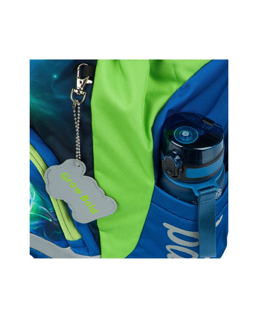 Baagl-Airy-Fussball-Ball-Rucksack-Set-3tlg-blau
