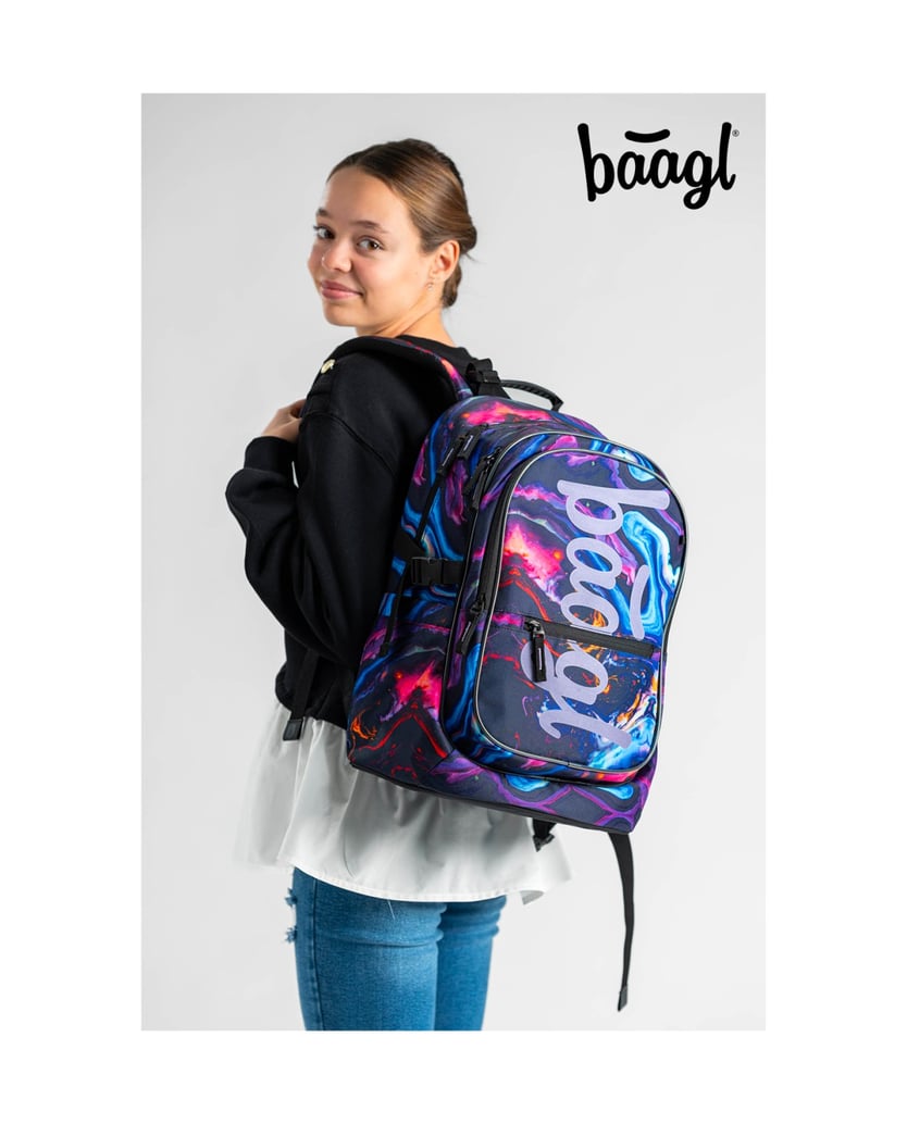 Baagl-Core-Marble-Rucksack-Set-3tlg-lila