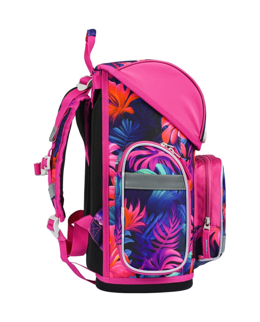 Baagl-Ergo-Flamingos-Schulranzen-Set-3tlg-rosa
