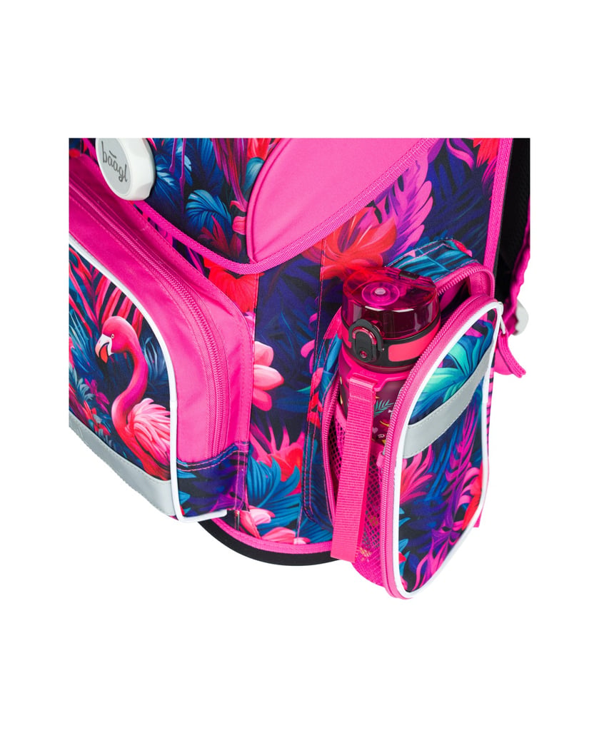 Baagl-Ergo-Flamingos-Schulranzen-Set-3tlg-rosa