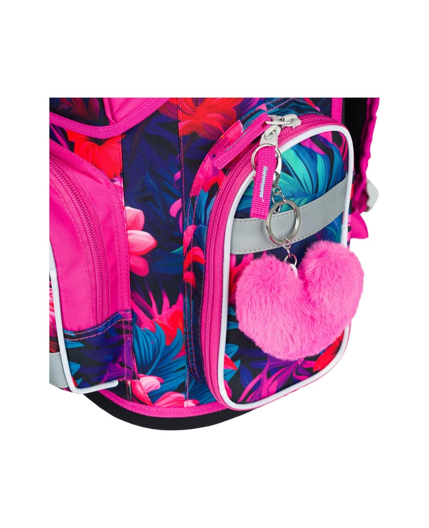 Baagl-Ergo-Flamingos-Schulranzen-Set-3tlg-rosa