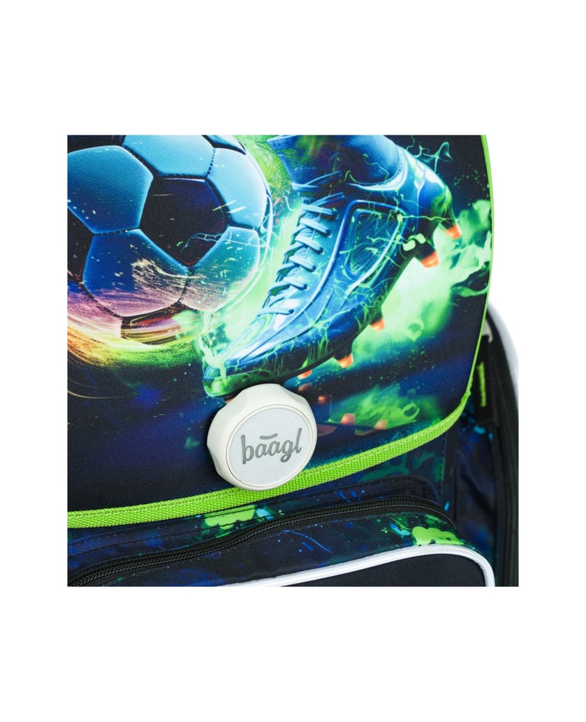 Baagl-Ergo-Fußballspieler-Ranzen-Set-3tlg-grün