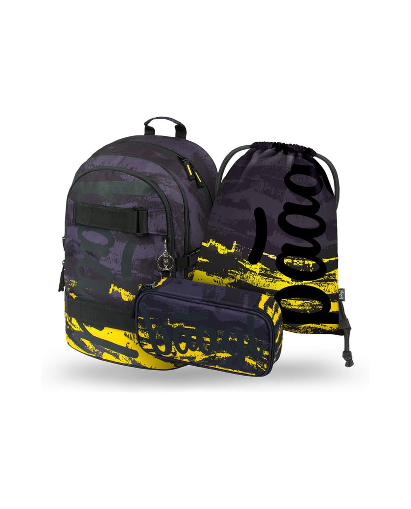Baagl-Skate-Dune-Rucksack-Set-3tlg-grau