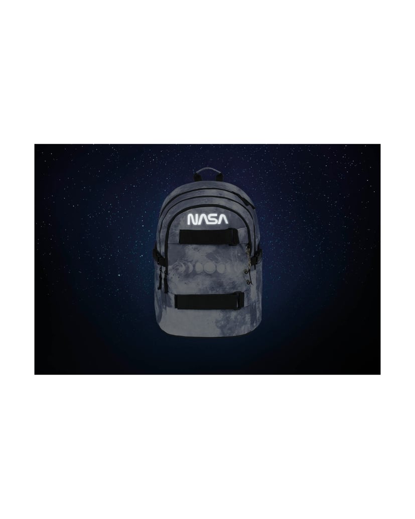 Baagl-Skate-NASA-Grey-Rucksack-Set-3tlg-grau