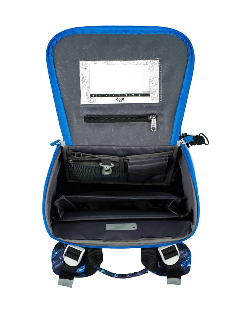 Baagl-Zippy-Rennauto-Schulranzen-Set-3tlg-blau