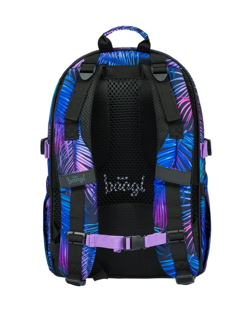 Baagl-Core-Palm-Rucksack-Set-3tlg-blau