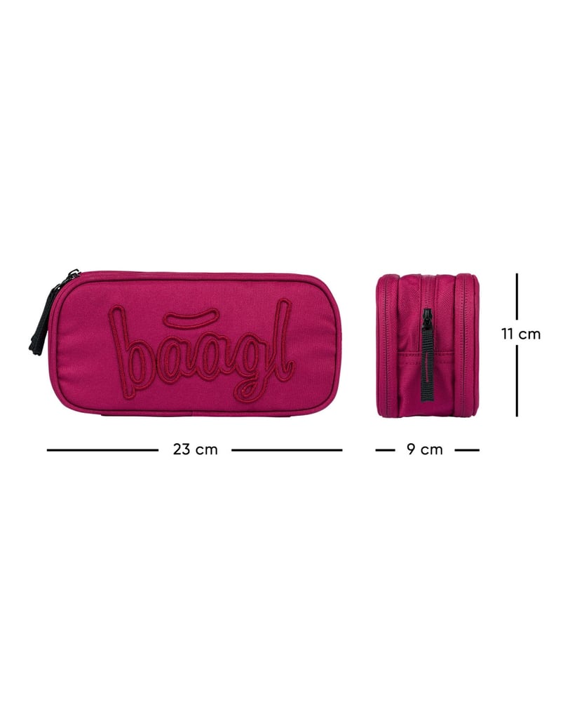 Baagl-Student-Federmäppchen-Etue-Ruby-rot