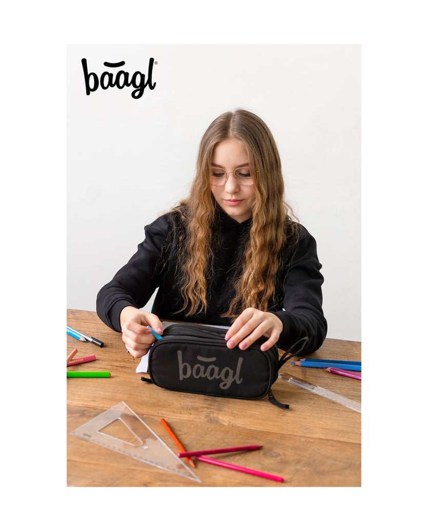 Baagl-Student-Federmäppchen-Etue-Black-schwarz