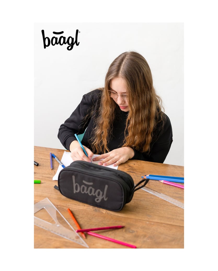 Baagl-Student-Federmäppchen-Etue-Black-schwarz