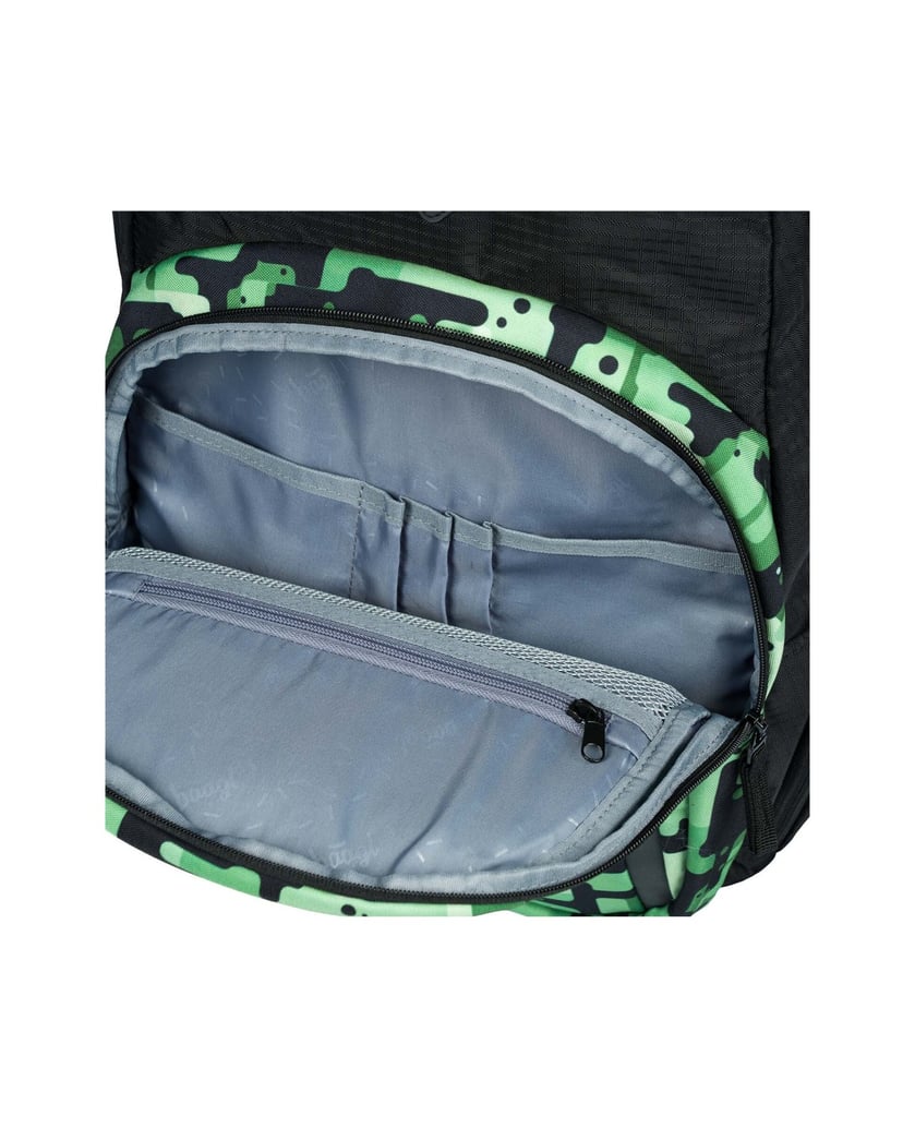 Baagl-Coolmate-Green-Rucksack-Set-3tlg-schwarz