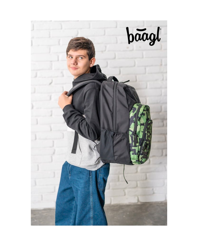 Baagl-Coolmate-Green-Rucksack-Set-3tlg-schwarz