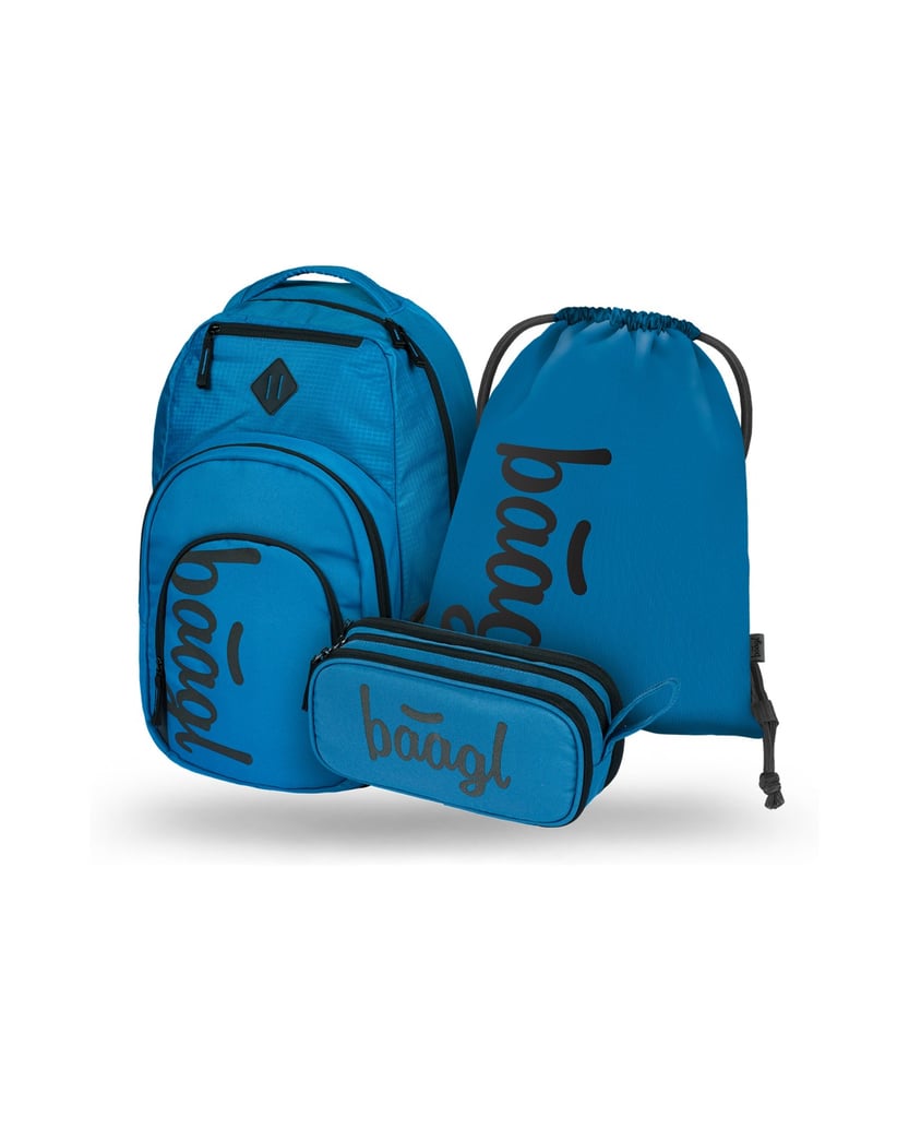 Baagl-Coolmate-Ocean-Blue-Rucksack-Set-3tlg-blau