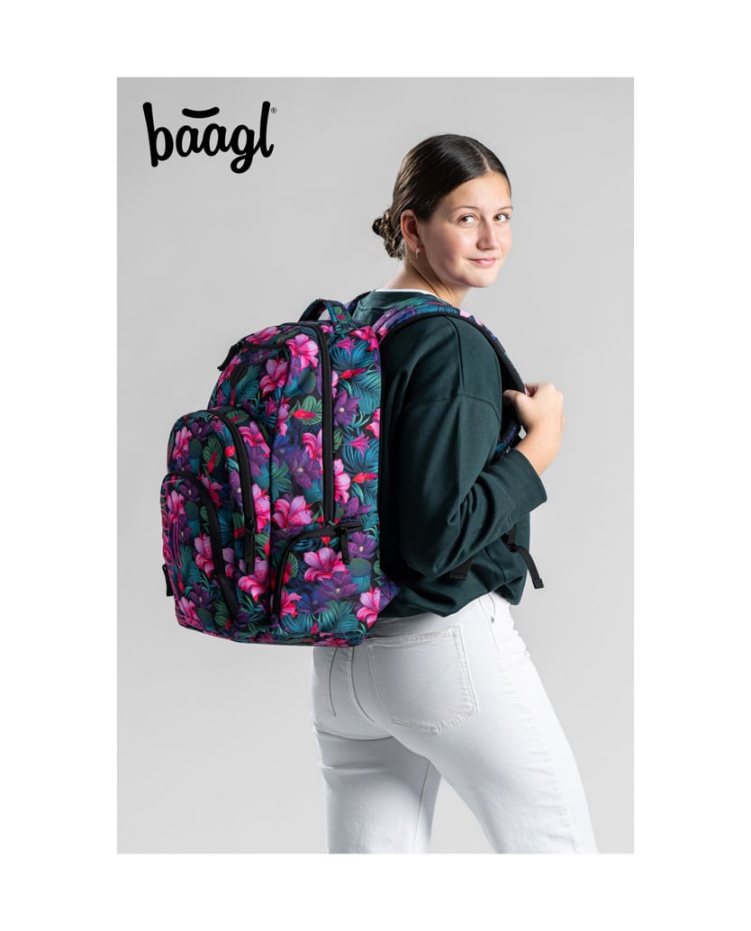 Baagl-Coolmate-Paradise-Rucksack-Set-3tlg-rosa