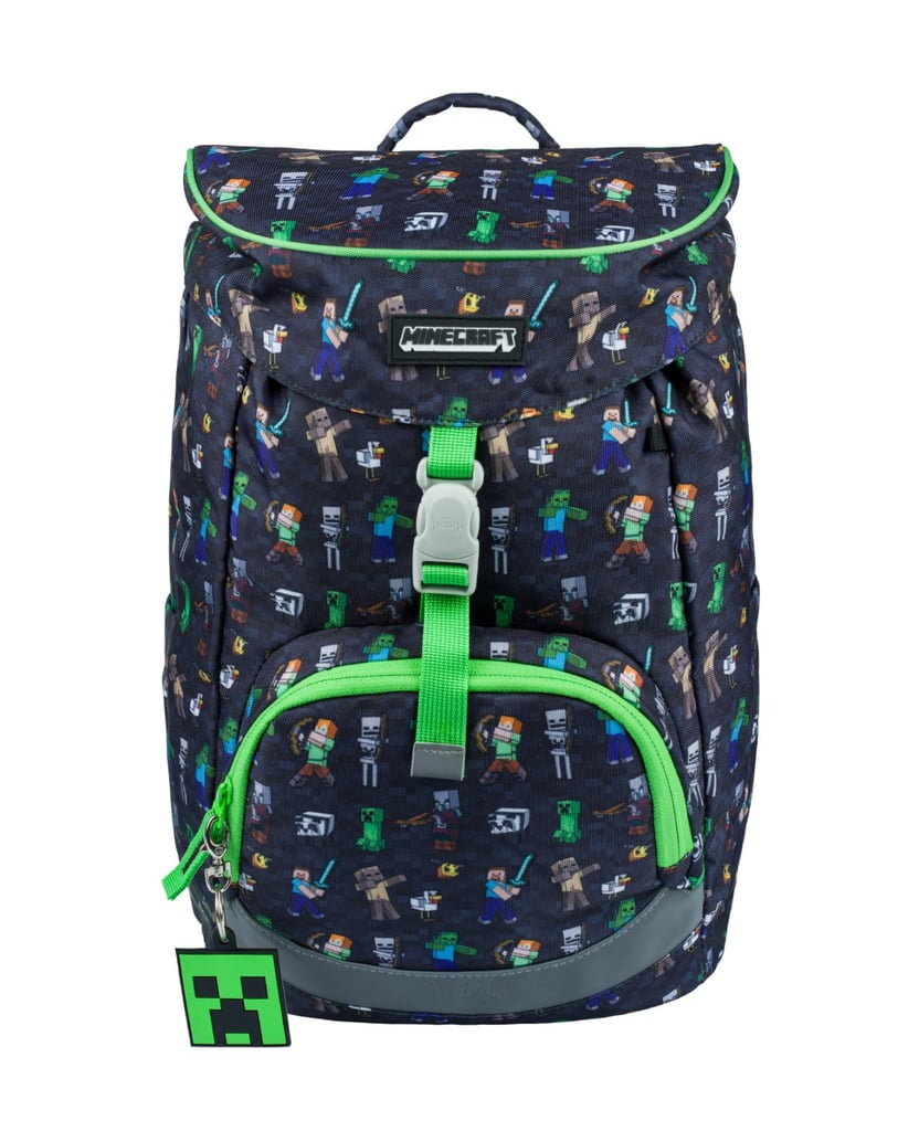 Baagl-Schulrucksack-Airy-Minecraft-schwarz