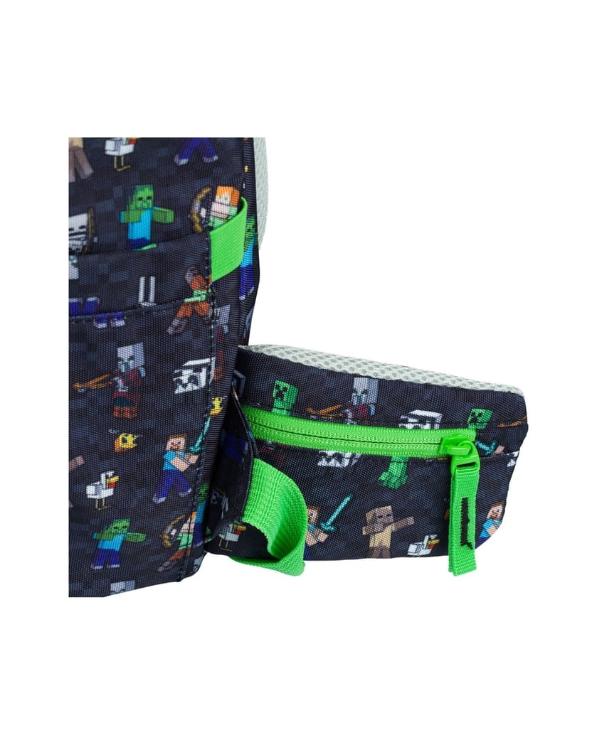 Baagl-Schulrucksack-Airy-Minecraft-schwarz
