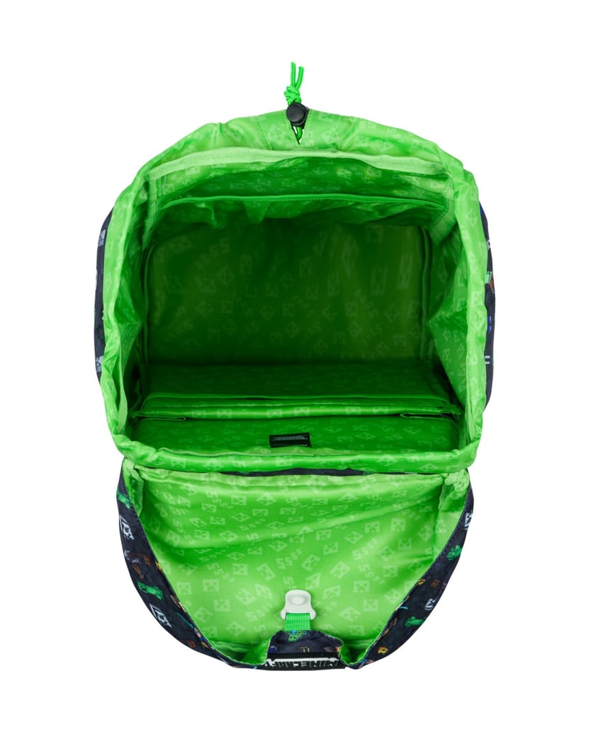 Baagl-Schulrucksack-Airy-Minecraft-schwarz