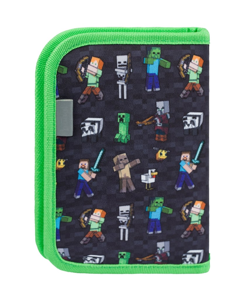 Baagl-Federmäppchen-1-Fach-Minecraft-schwarz