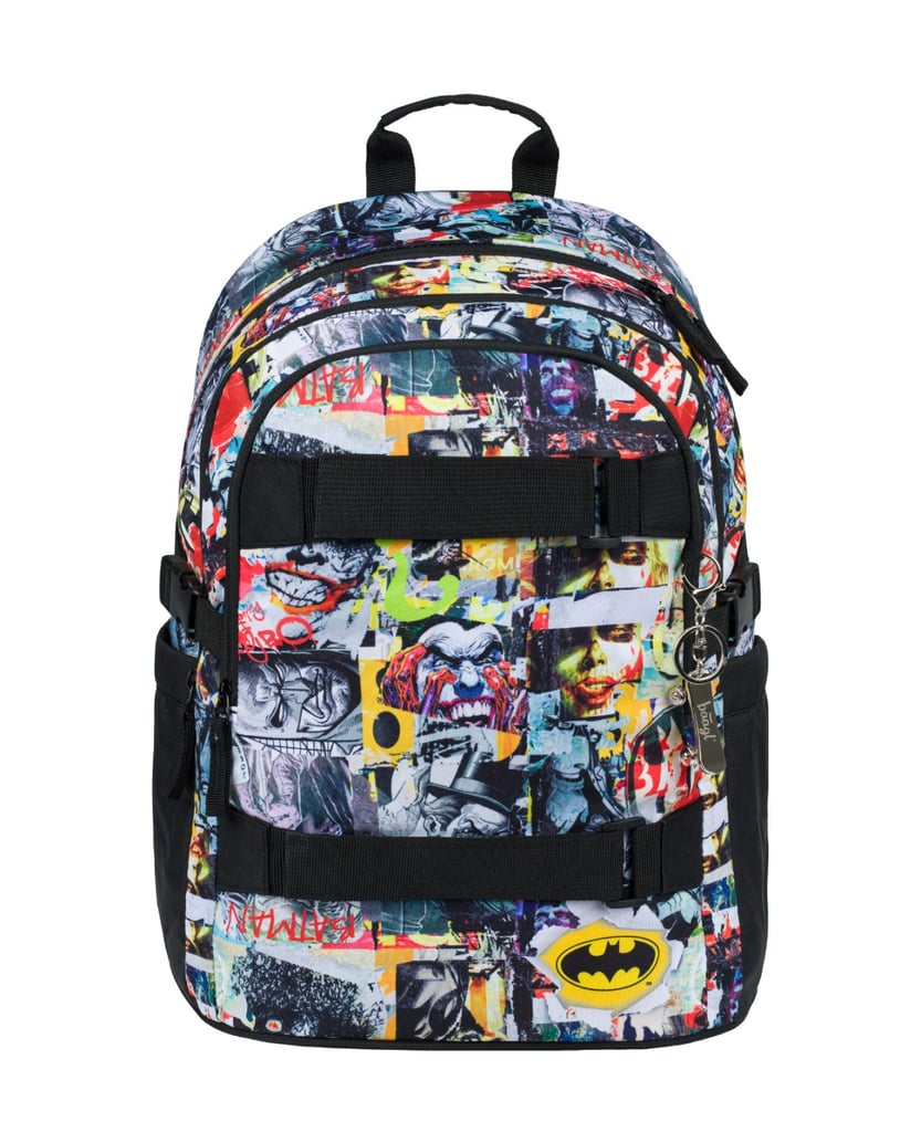 Baagl-Schulrucksack-Skate-Batman-Comics-multicolor