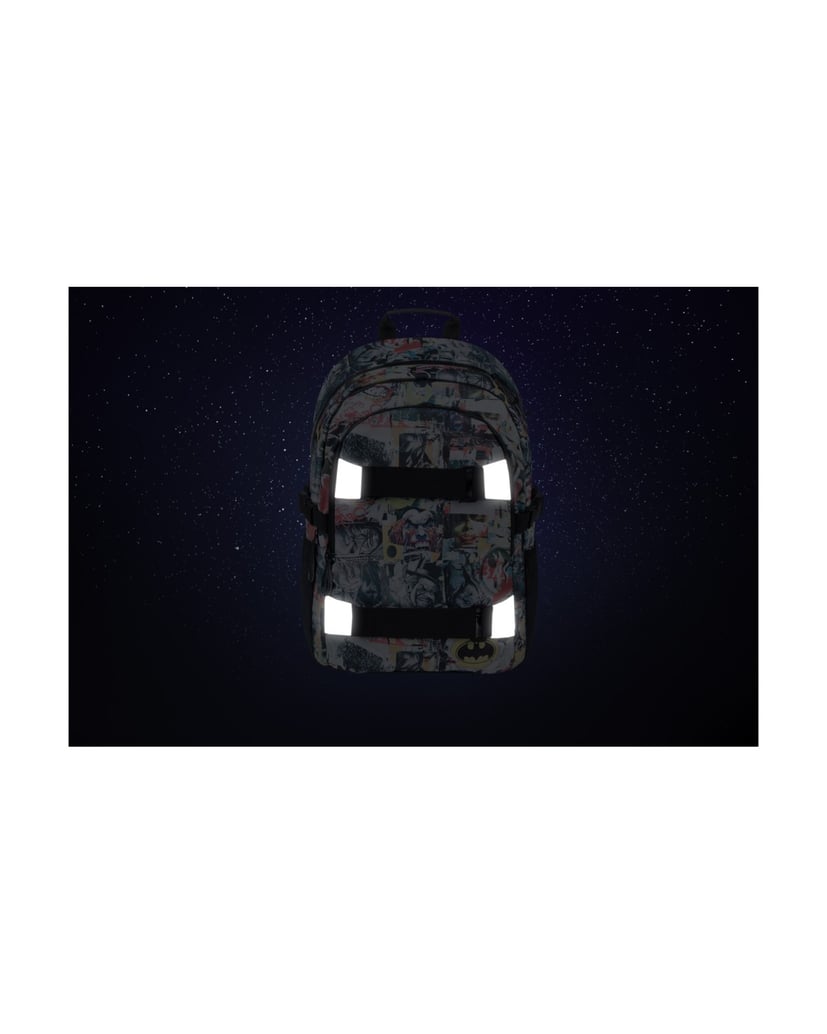 Baagl-Schulrucksack-Skate-Batman-Comics-multicolor