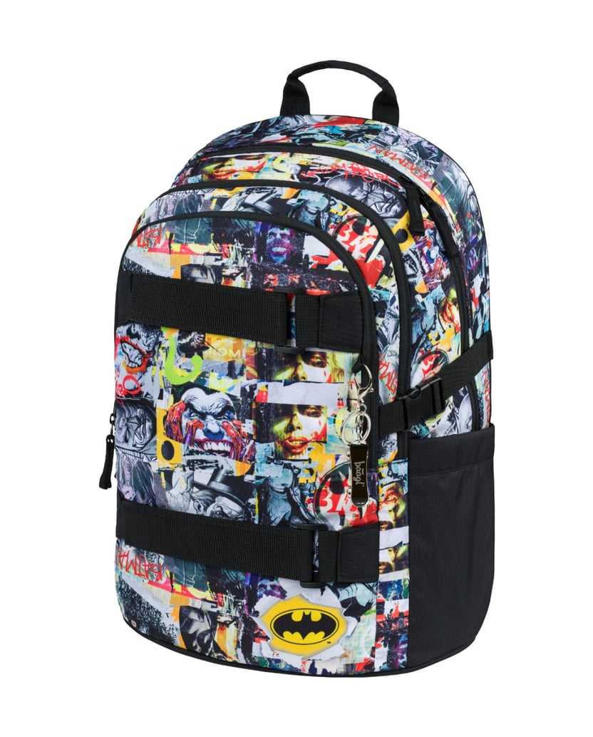 Baagl-Schulrucksack-Skate-Batman-Comics-multicolor