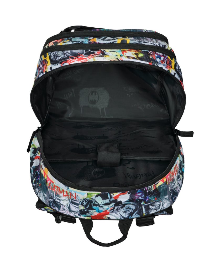 Baagl-Schulrucksack-Skate-Batman-Comics-multicolor