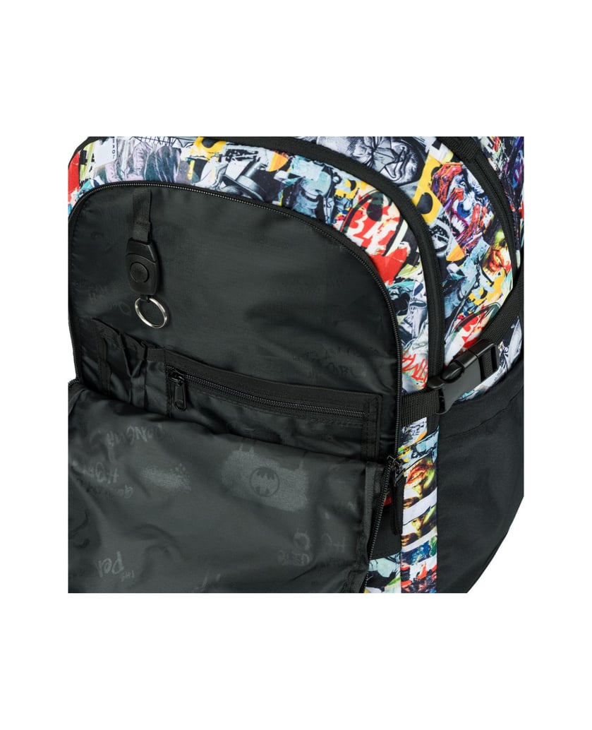 Baagl-Schulrucksack-Skate-Batman-Comics-multicolor