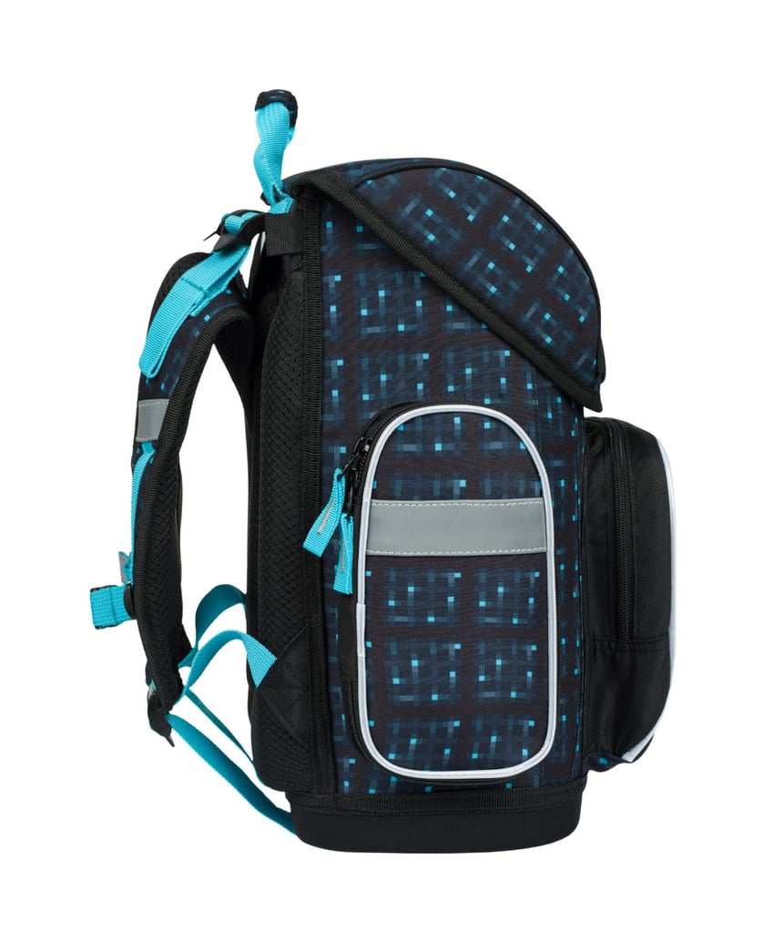 Baagl-Schulranzen-Ergo-Minecraft-Blue-Axe-blau