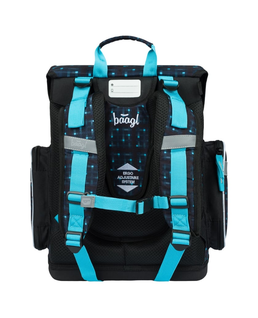 Baagl-Schulranzen-Ergo-Minecraft-Blue-Axe-blau