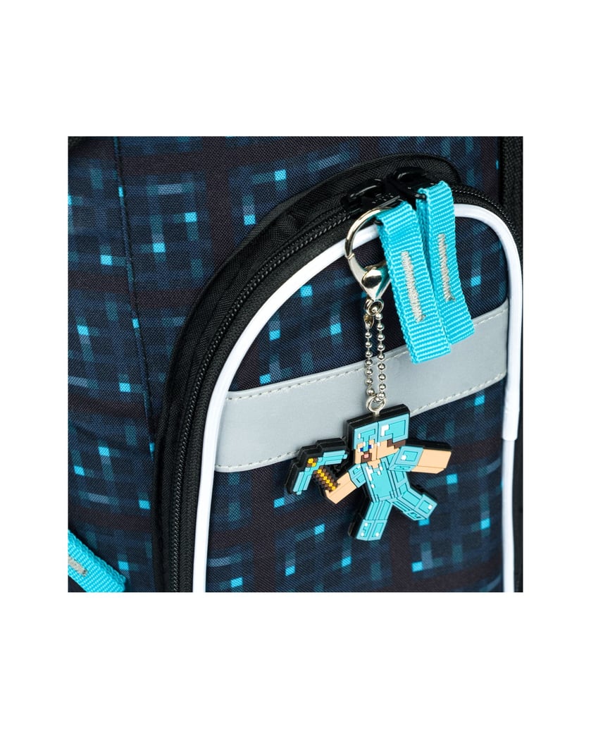 Baagl-Schulranzen-Ergo-Minecraft-Blue-Axe-blau