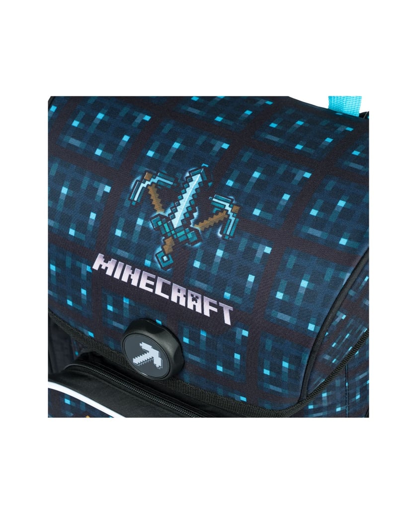 Baagl-Schulranzen-Ergo-Minecraft-Blue-Axe-blau