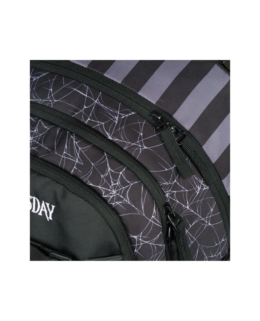 Baagl-Schulrucksack-Skate-Wednesday-Nevermore-schwarz