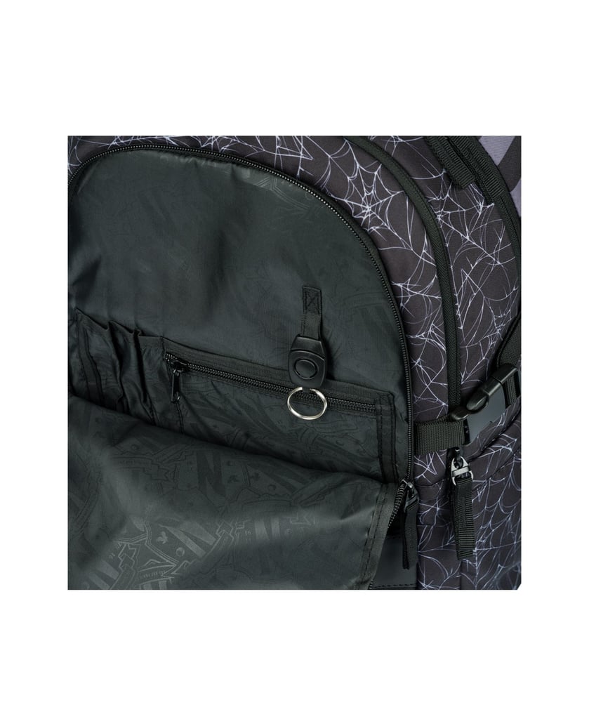 Baagl-Schulrucksack-Skate-Wednesday-Nevermore-schwarz