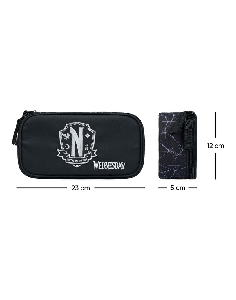 Baagl-Federmäppchen-Etui-Wednesday-Nevermore-schwarz