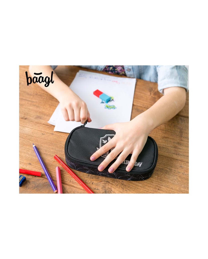 Baagl-Federmäppchen-Etui-Wednesday-Nevermore-schwarz