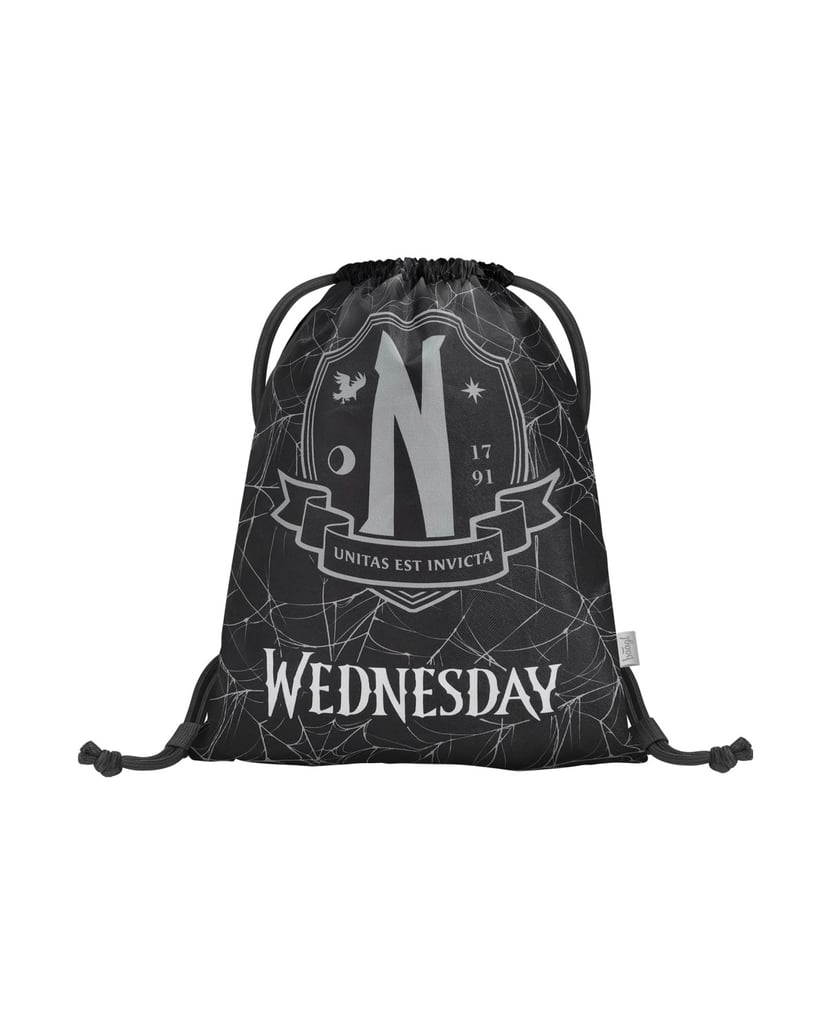 Baagl-Turnbeutel-Wednesday-Nevermore-schwarz