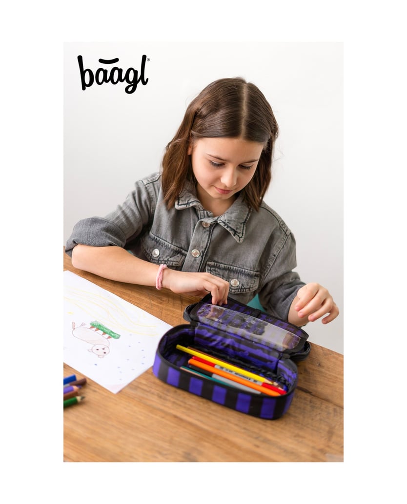 Baagl-Federmäppchen-Etui-Wednesday-schwarz