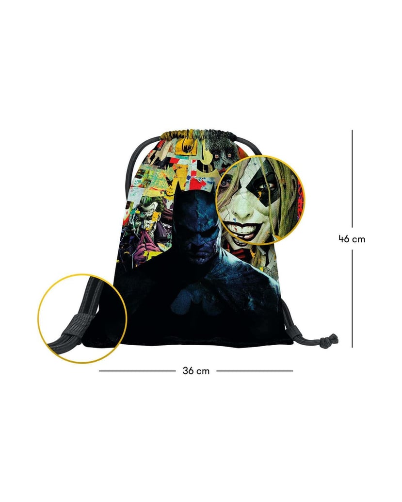 Baagl-Turnbeutel-Skate-Batman-Comics-multicolor