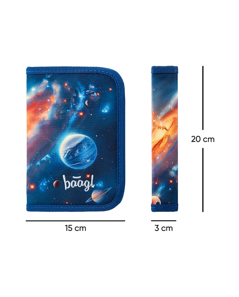 Baagl-Federmäppchen-1-Fach-Weltraum-blau