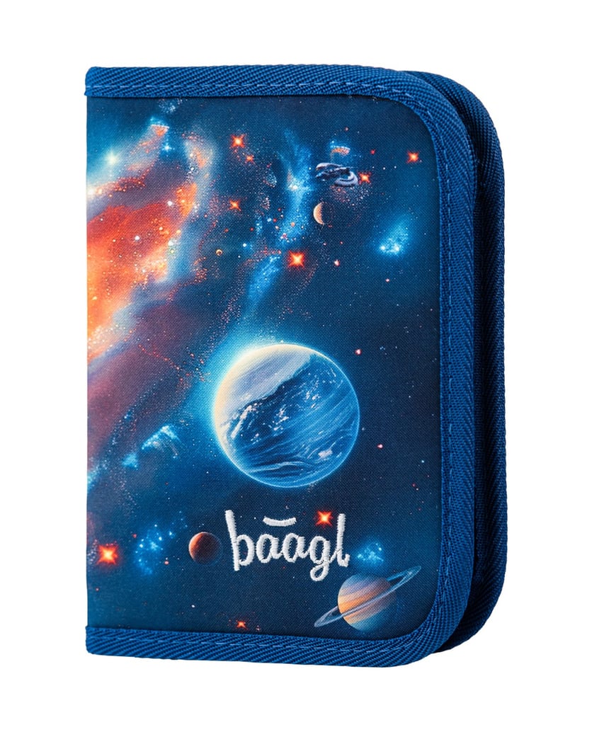 Baagl-AIRY-Weltraum-Rucksack-Set-3tlg-blau