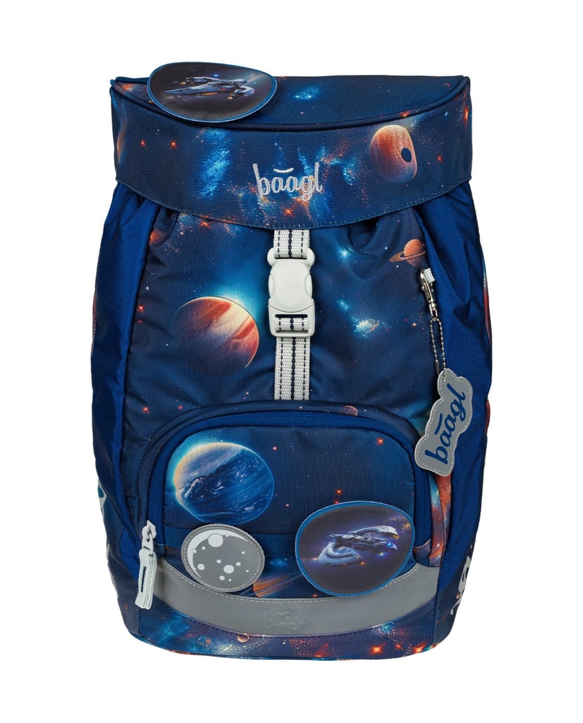 Baagl-AIRY-Weltraum-Rucksack-Set-3tlg-blau
