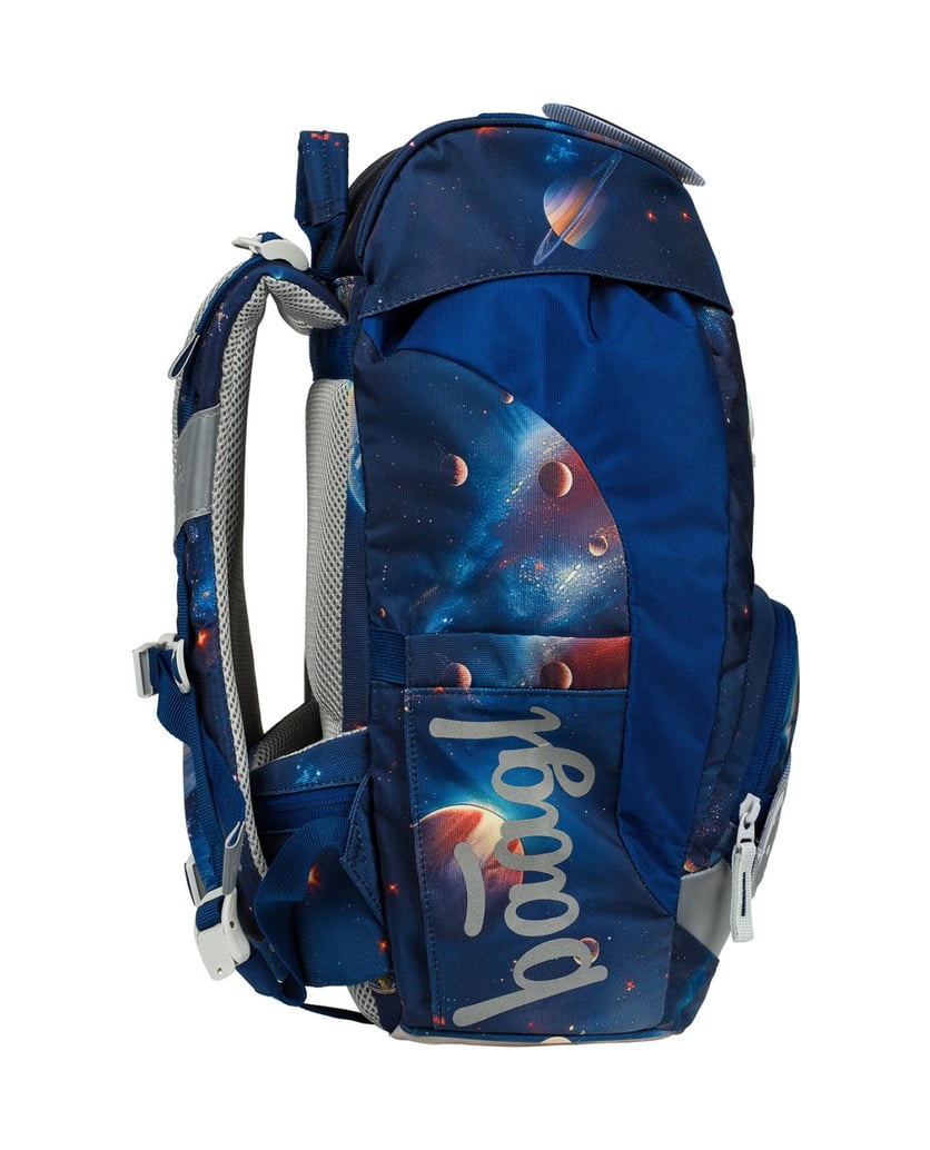 Baagl-AIRY-Weltraum-Rucksack-Set-3tlg-blau