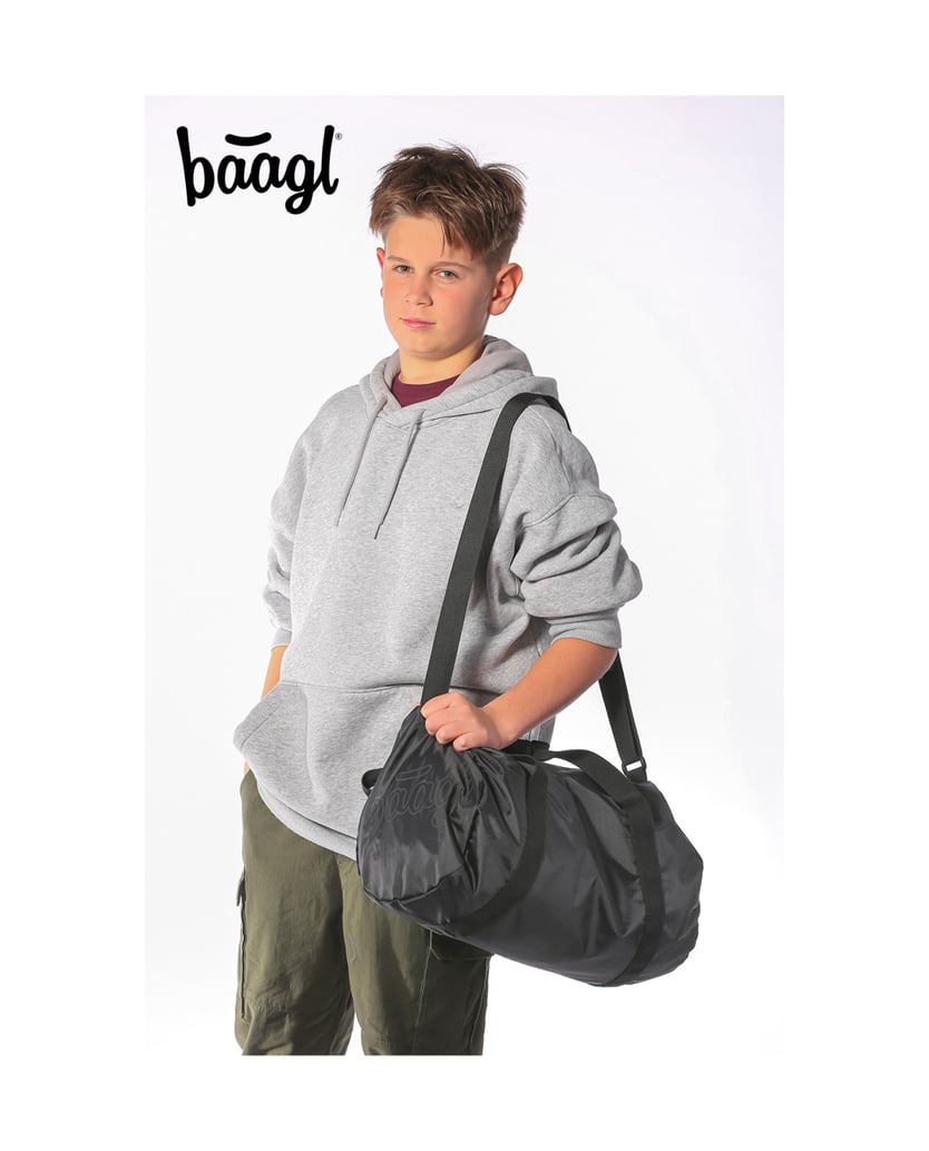 Baagl-Sporttasche-Hoop-Uni-schwarz-schwarz
