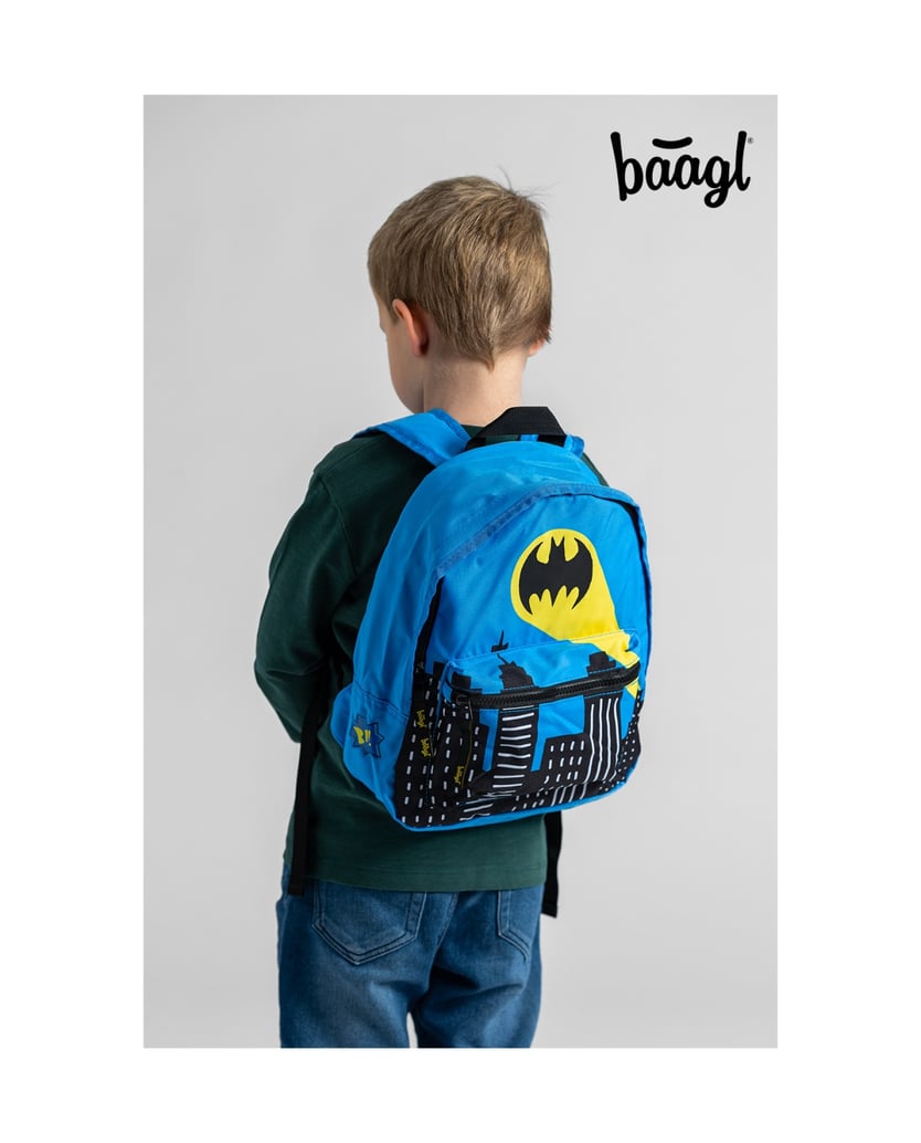 Baagl-Kindergartenrucksack-Batman-Blau-blau