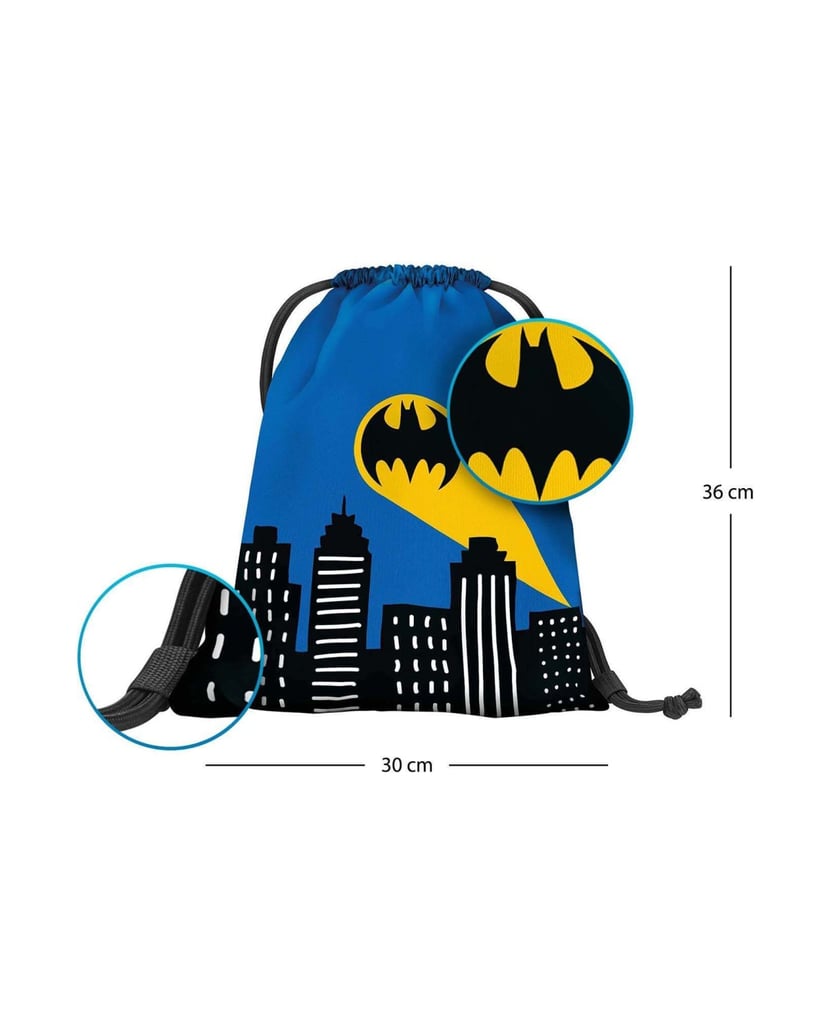 Baagl-Kindergartenbeutel-Batman-Blue-blau