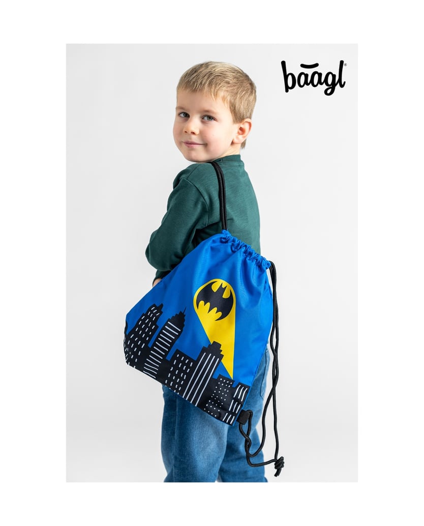 Baagl-Kindergartenbeutel-Batman-Blue-blau