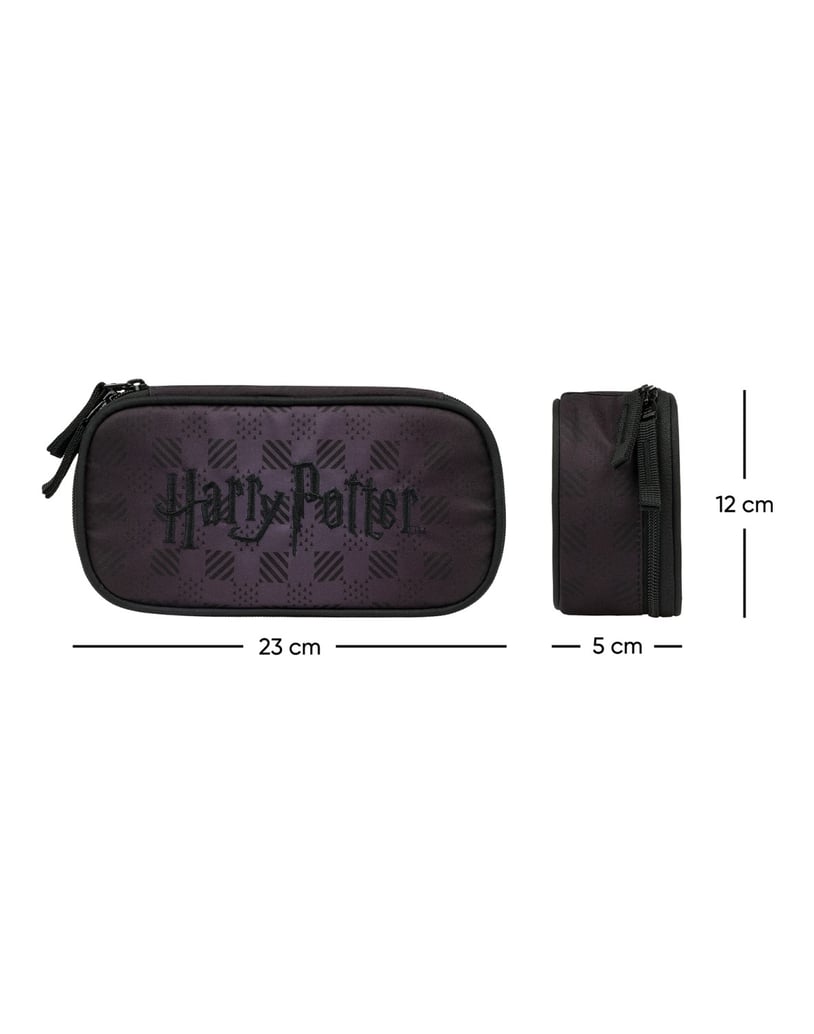 Baagl-Federmäppchen-HP-Hogwarts-Schwarz-schwarz