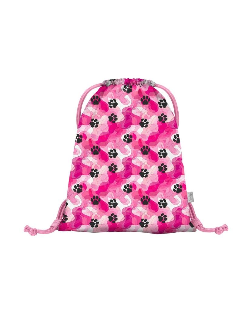 Baagl-Turnbeutel-mit-Tasche-Pfötchen-rosa