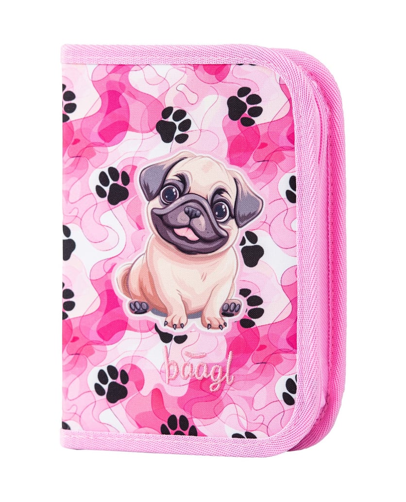 Baagl-Ergo-Pfötchen-Schulranzen-Set-3tlg-rosa