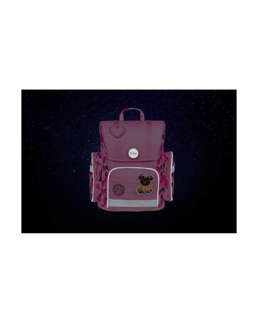 Baagl-Ergo-Pfötchen-Schulranzen-Set-3tlg-rosa