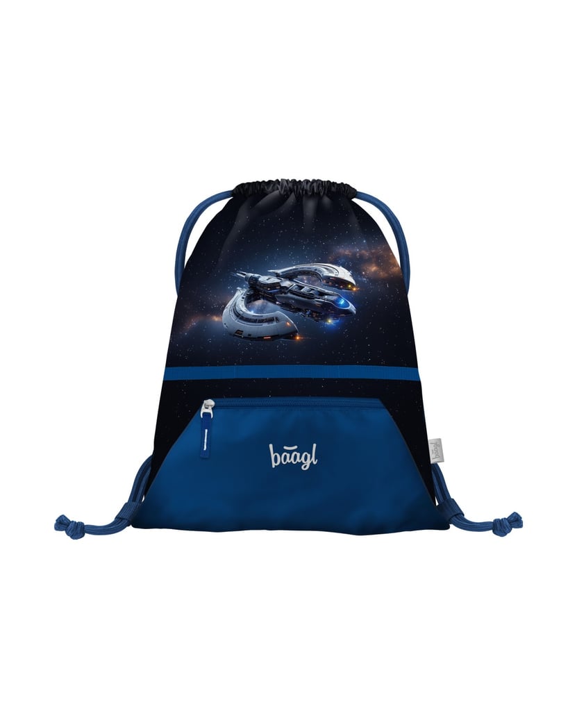 Baagl-Turnbeutel-mit-Tasche-Space-Ship-blau